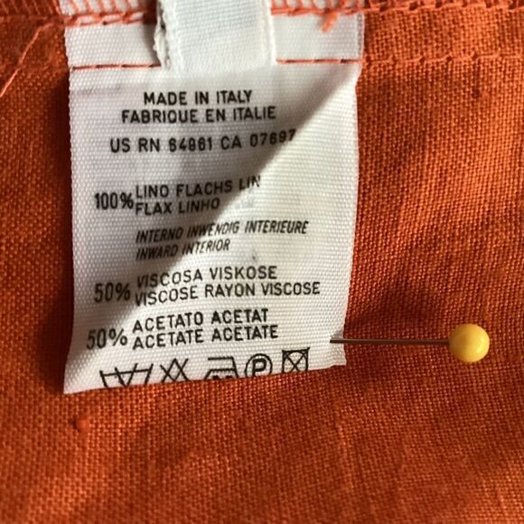 Sisley linen blazer small.  0682 - Picture 9 of 9